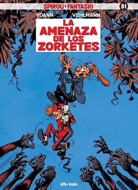 Portada de 'Spirou y Fantasio: La amenaza de los zorketes'