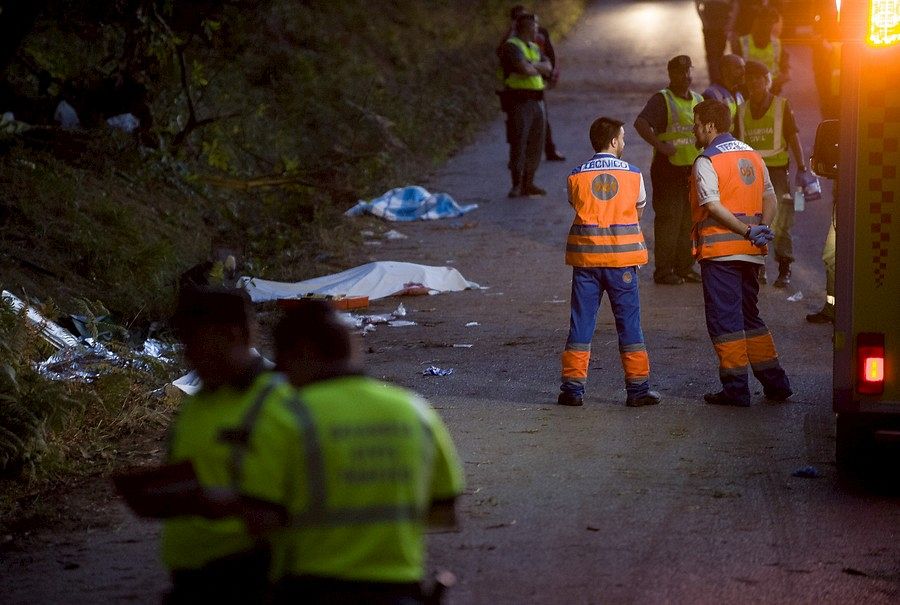 Accidente de rally en Carral