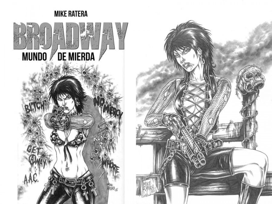 Nuevos dibujos de MIke Ratera para la edición integral de 'Broadway'