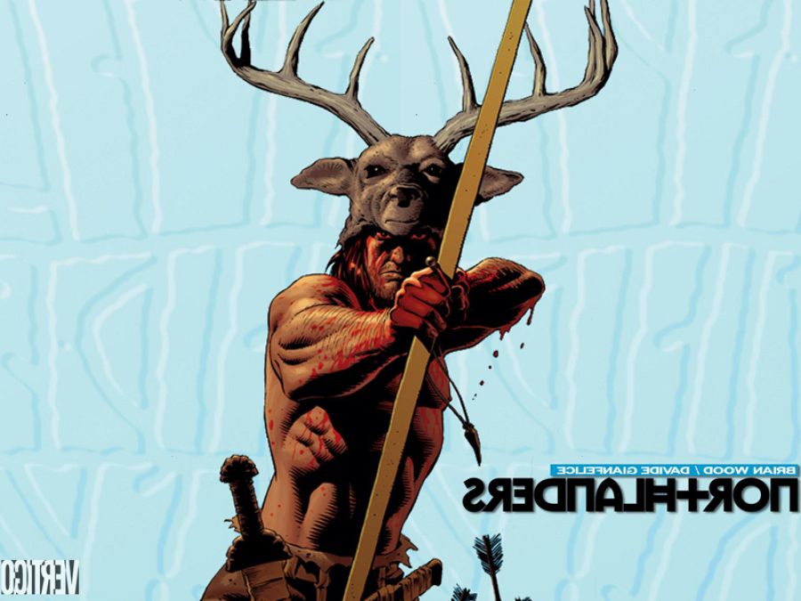 Fragmento de la portada alternativa de 'Northlanders 3', de Dave Gibbons