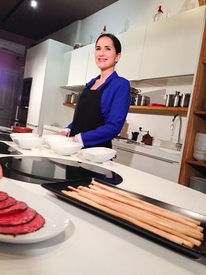 Virginia Díaz, con las manos en la masa