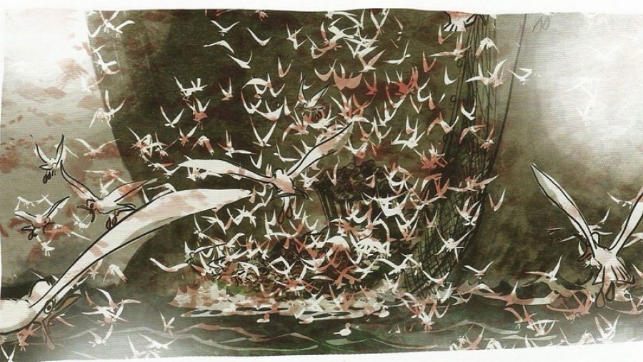 Viñeta de 'Un océano de amor'