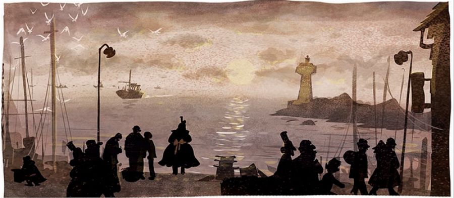 Viñeta de 'Un océano de amor'