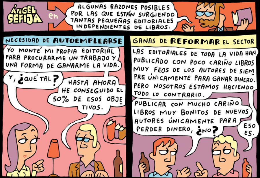 Viñetas de 'Ángel Sefija: Tras el noveno arte'