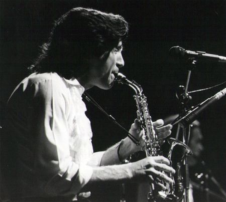 El flautista y Saxofonista Jorge Pardo, en la época del sexteto de Paco de Lucía