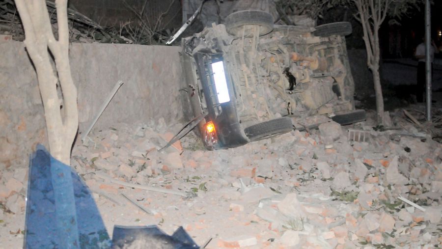 Devastación en la provincia de Guangxi tras una serie de explosiones