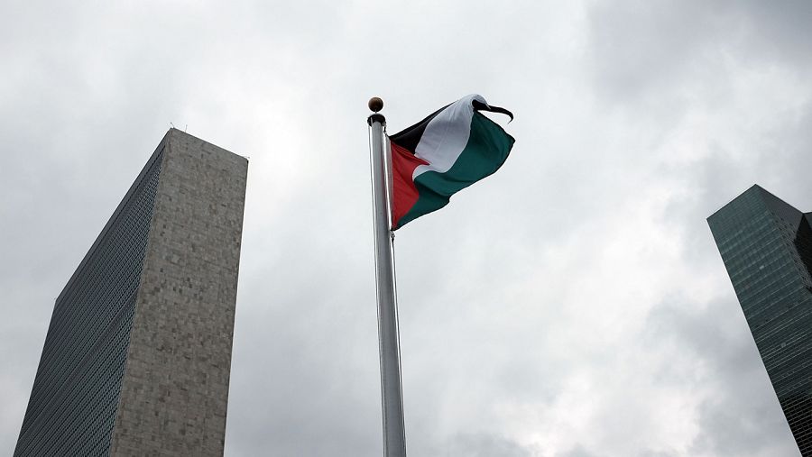 La bandera de Palestina ondea en la ONU