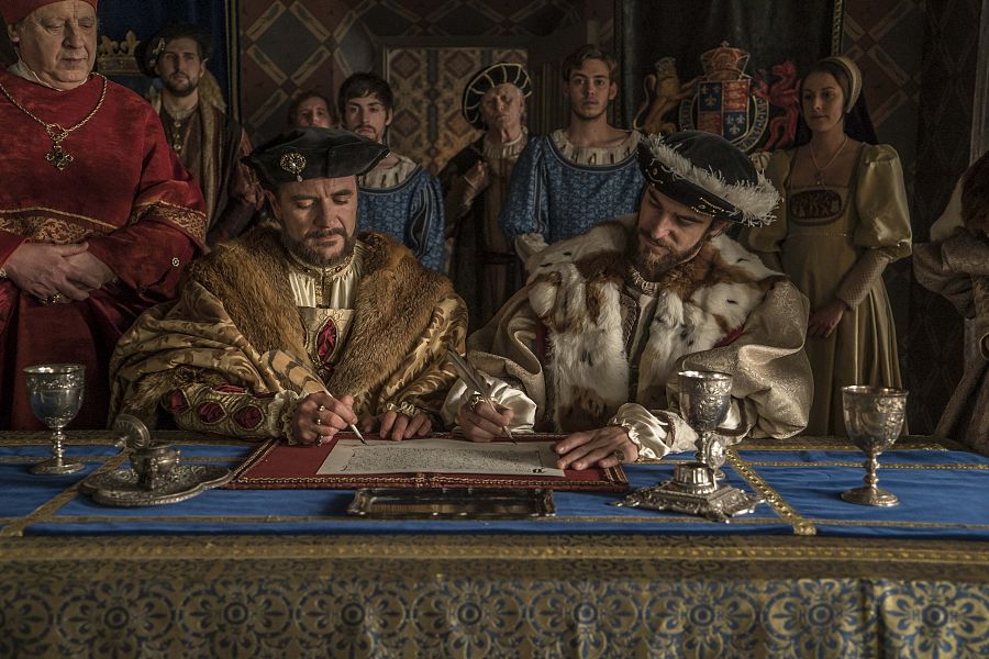 Francisco I y Enrique VIII, aliados