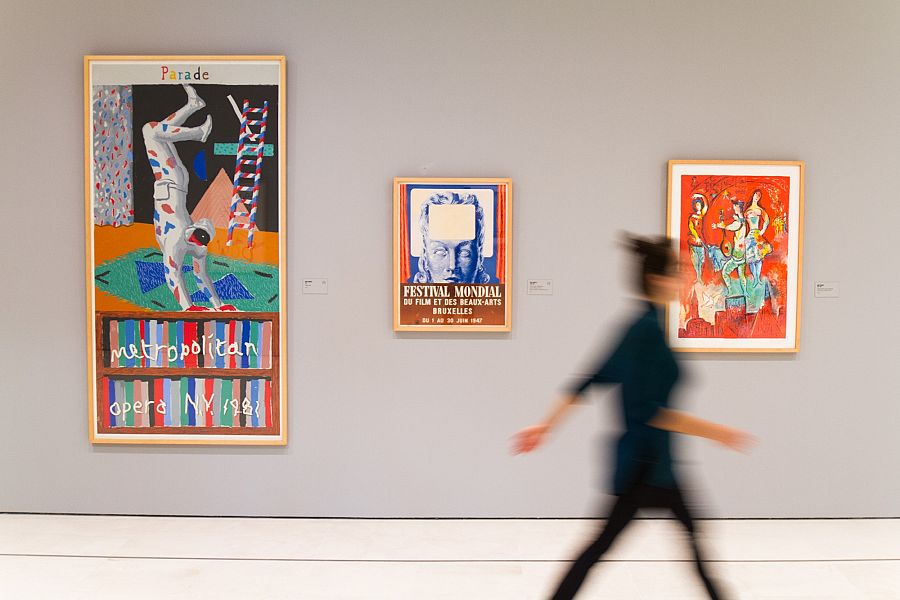 Foto de una de las salas de la exposición en el Museo Thyssen de Málaga