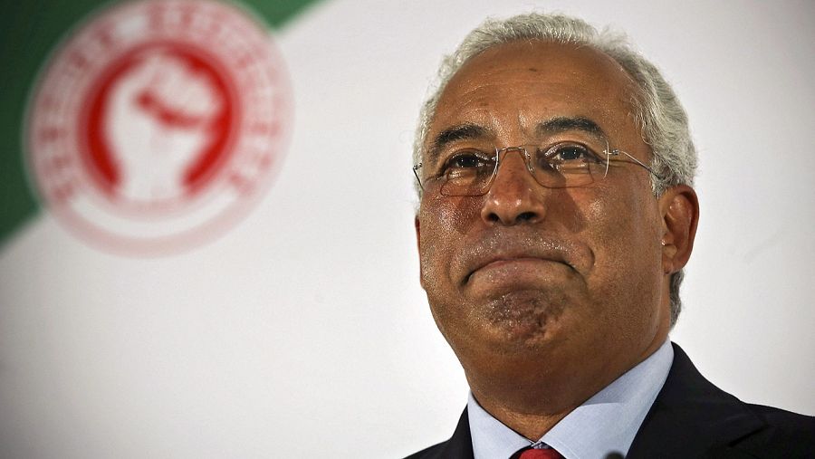 El secretario general del Partido Socialista Portugués, Antonio Costa, tras las elecciones generales. EFE/EPA/MARIO CRUZ