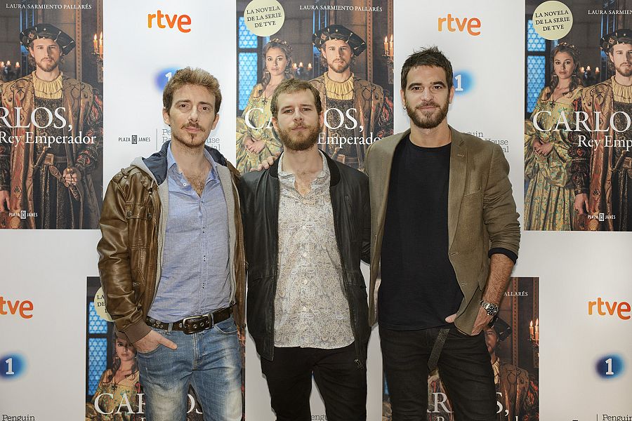 Víctor Clavijo, Álvaro Cervantes y Alfonso Bassave durante la presentación