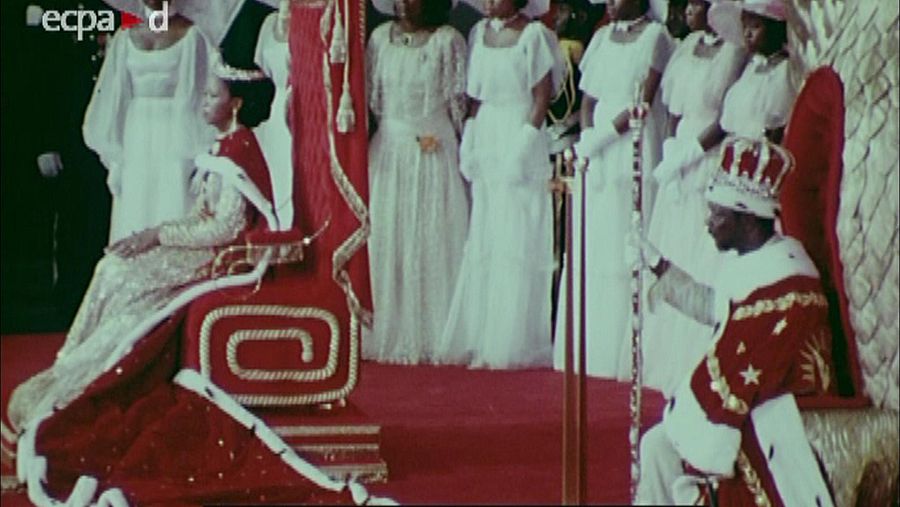 Bokassa y su mujer se casaron como Napoleón y Josefina