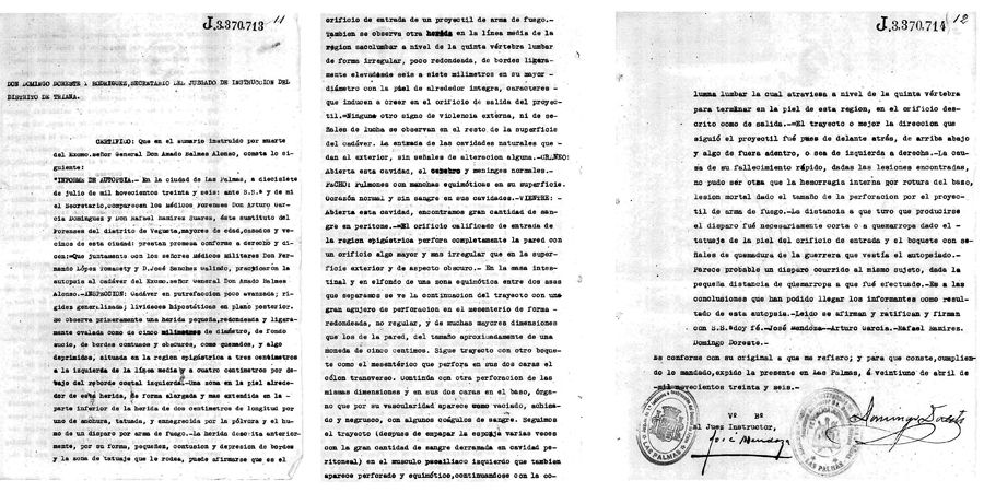 FRANCO NO MATÓ A BALMES: DOCUMENTOS INÉDITOS DE 1936 ACREDITAN EL ACCIDENTE