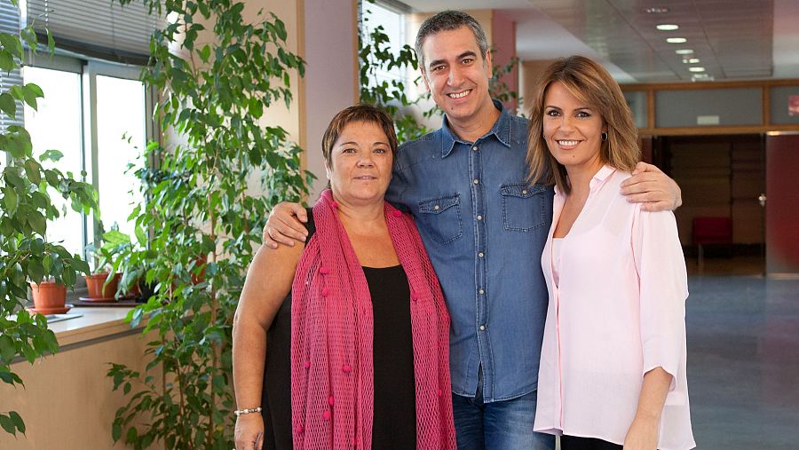 Pilar Tabares, Arturo Martín y Pilar García Muñiz