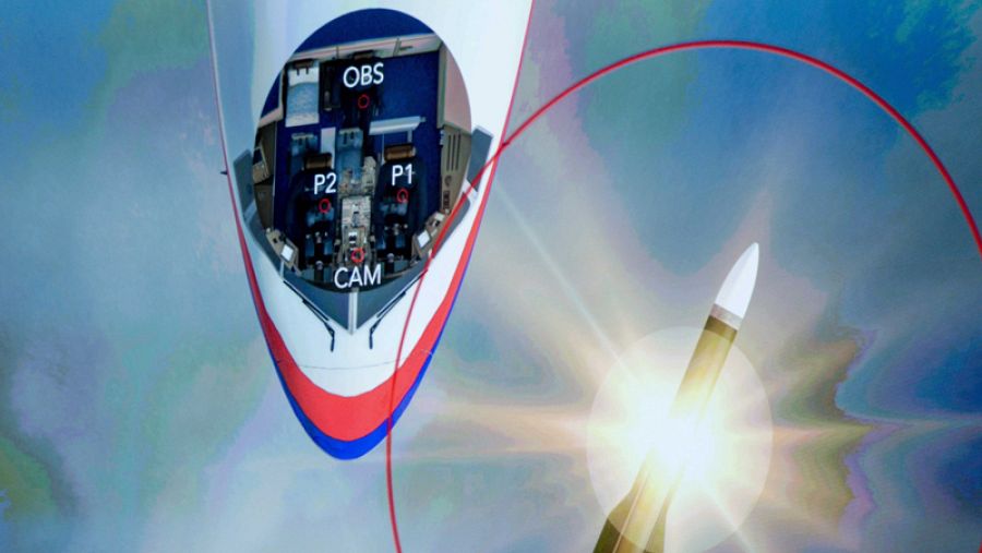 Reconstrucción de la explosión del misil Buk junto a la cabina del vuelo MH17 sobre Ucrania