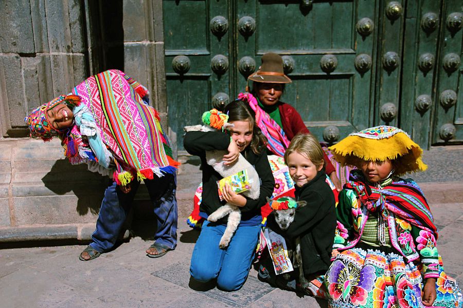 Candela y Mateo en Cuzco