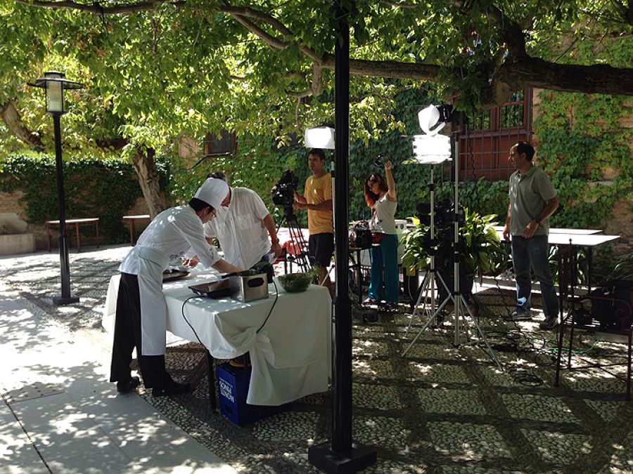 Imagen del rodaje de la serie