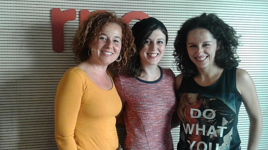 Aranza Coello, Lucía Carballal y María San Miguel