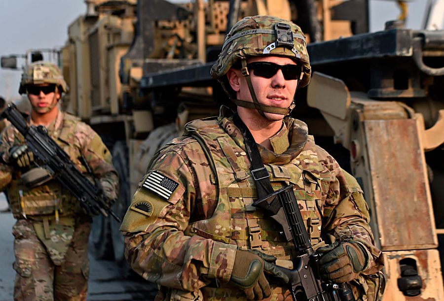 Soldados estadounidenses desplegados en Afganistán, en una imagen de enero de este año