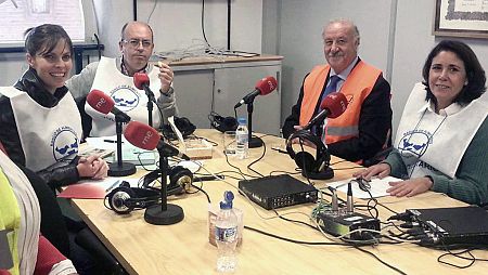 Vicente del Bosque, padrino de la tercera Gran Recogida de Alimentos del Banco de Alimentos de Madrid