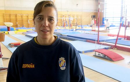 Lucía Guisado, en el CAR de Madrid.