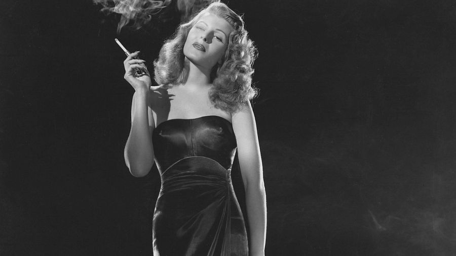 Una de las imágenes icónicas de Rita Hayworth