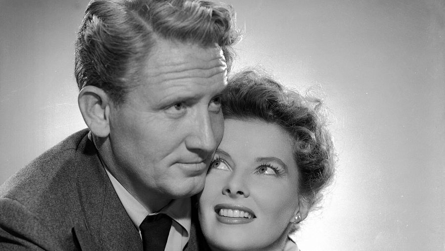 Katharine Hepburn junto a Spencer Tracy