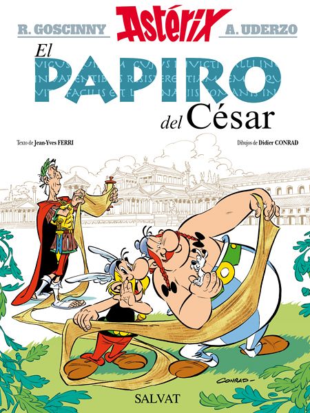Portada de 'Astérix: El papiro del César'
