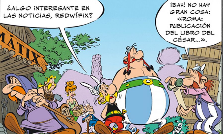 Viñeta de 'Astérix: El papiro del César'