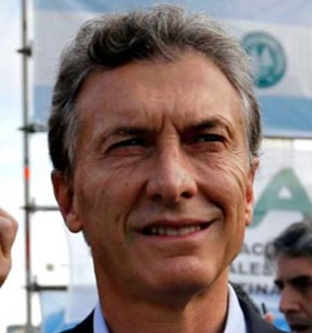 El candidato Mauricio Macri