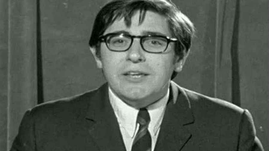 Alfredo Amestoy, en sus comienzos en TVE