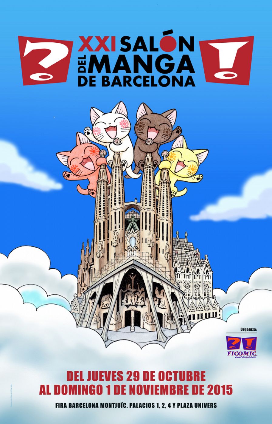 Cartel del XXI Salón del Manga de Barcelona