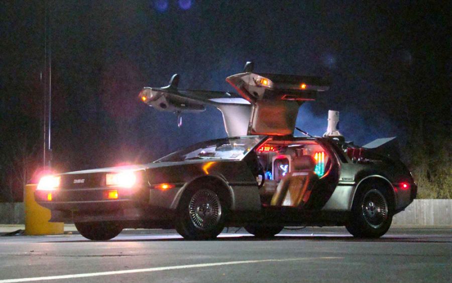 El Delorean de 'Regreso al futuro'