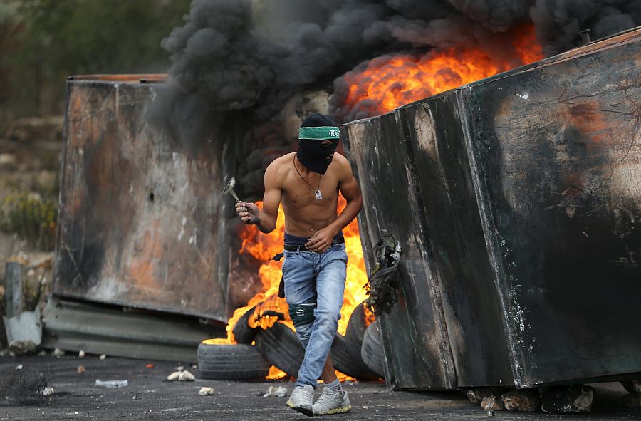 Un palestino, en los choques que han tenido lugar en Bet Ei, cerca de Ramala