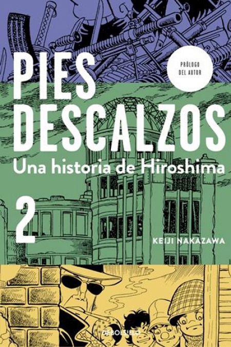 Portada de 'Pies descalzos: Una historia de Hiroshima 2'