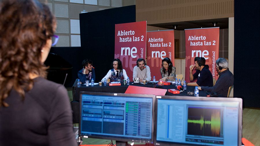 Un momento del programa, en el estudio Música 2 de la Casa de la Radio