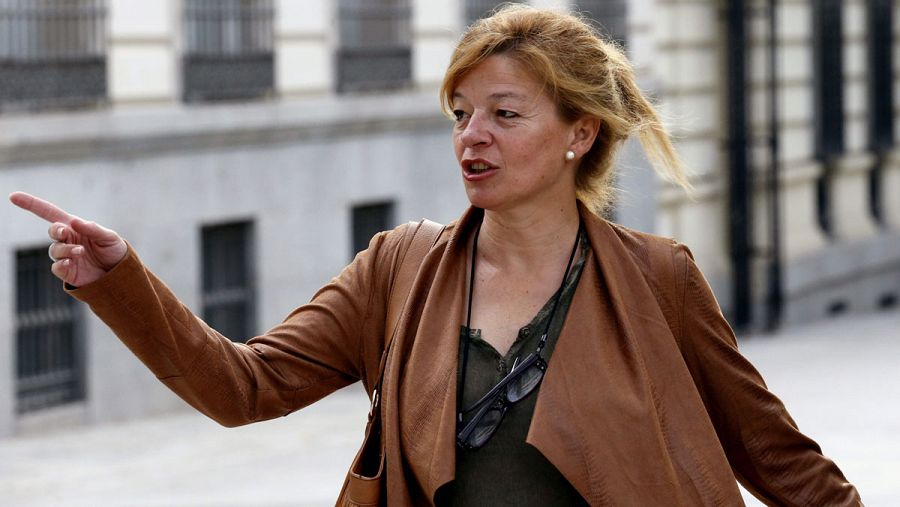 Ana Garrido exconcejal de Boadilla del Monte a su llegada a la Audiencia Nacional para declarar como testigo por Gurtel