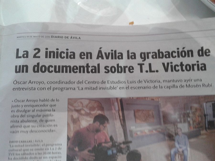 El trabajo de 'La mitad invisible', en la prensa local de Ávila