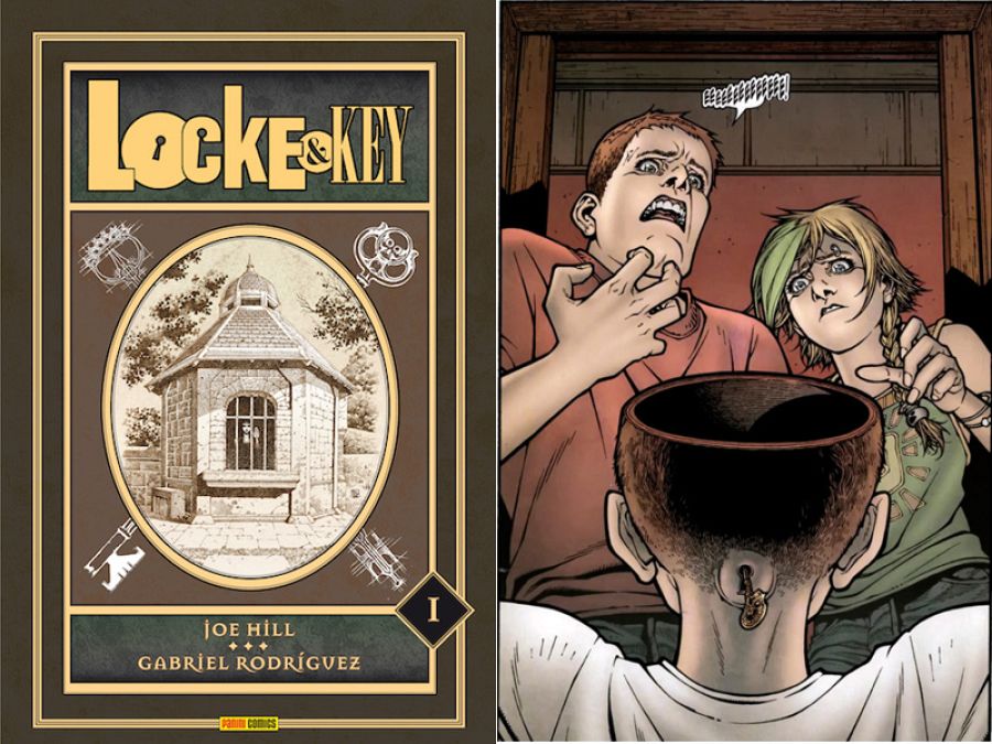 Portada y página de 'Locke & Key'