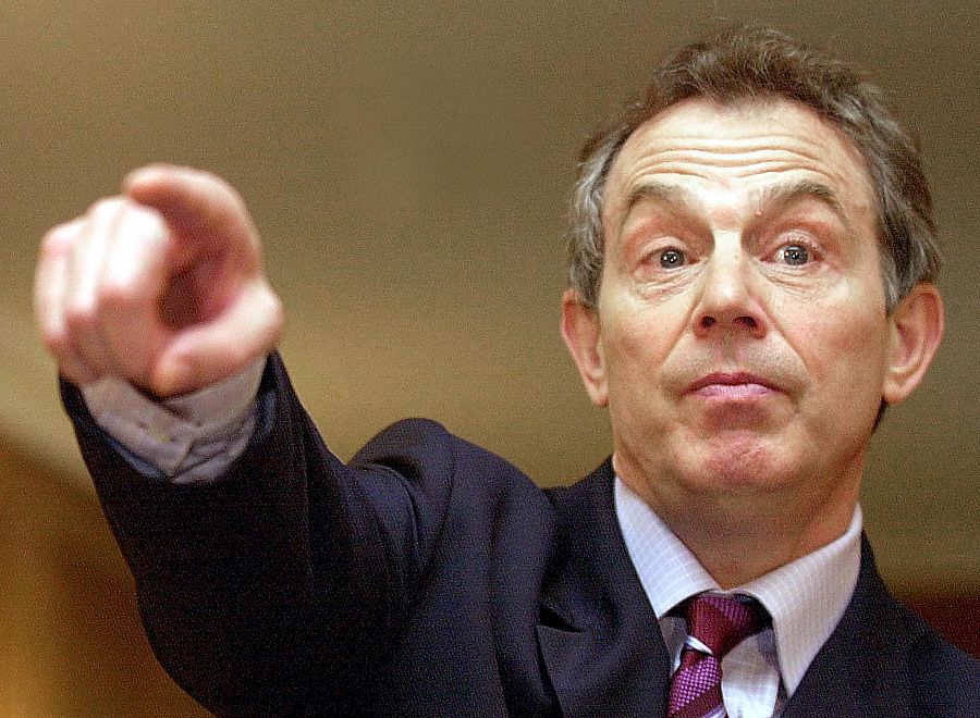 Tony Blair en 2003, cuando aún era primer ministro del Reino Unido