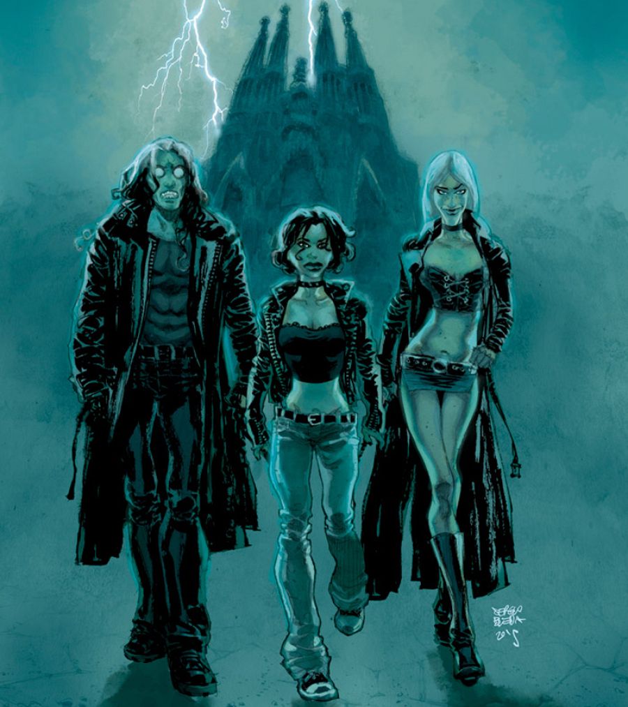 Los protagonistas de 'El baile del vampiro'