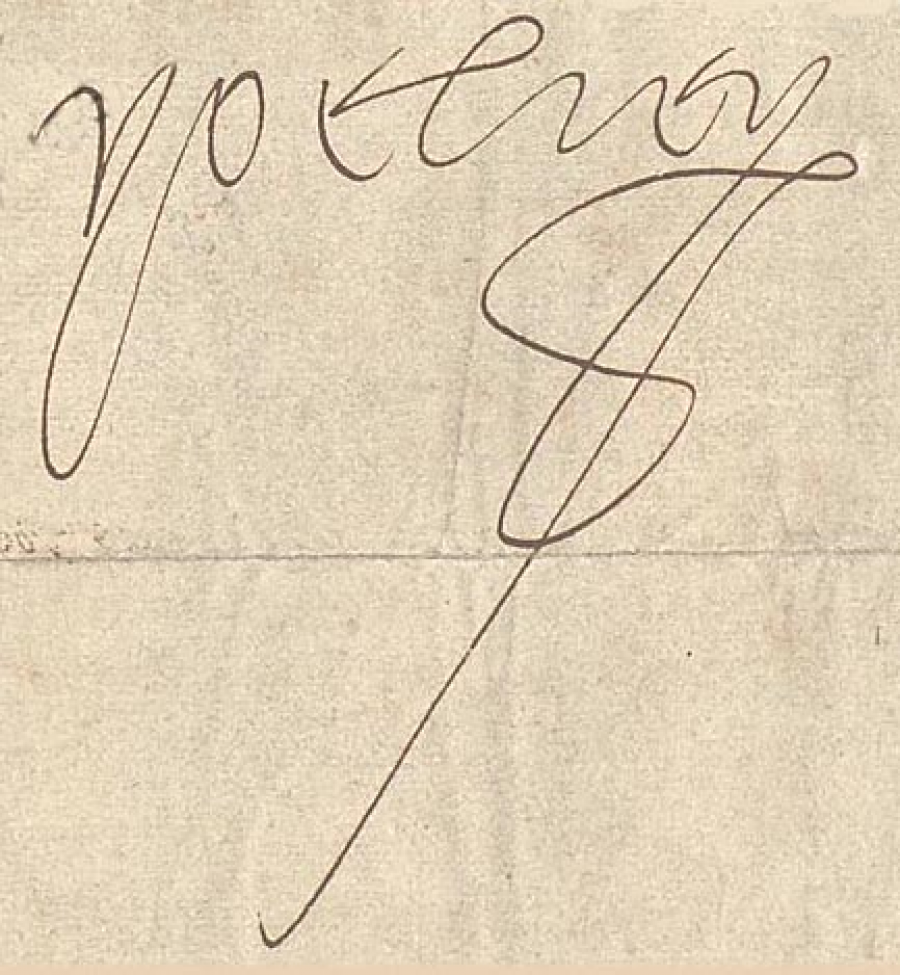 Firma de Carlos V