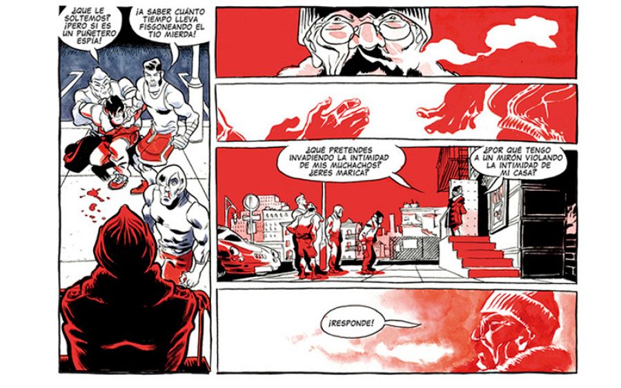 Página de 'El boxeador', de Rubén del Rincón