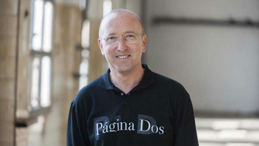 Óscar López, director y presentador del programa 'Página 2' de TVE