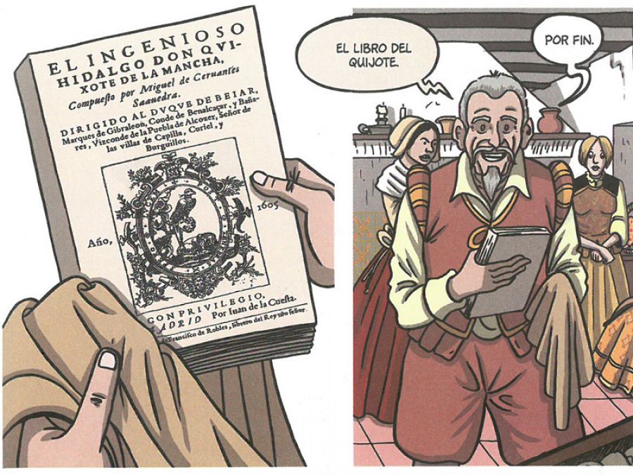 Viñetas de 'Cervantes. La ensoñación del genio'