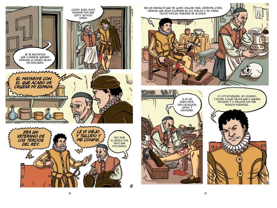 Páginas de 'Cervantes. La ensoñación del genio'