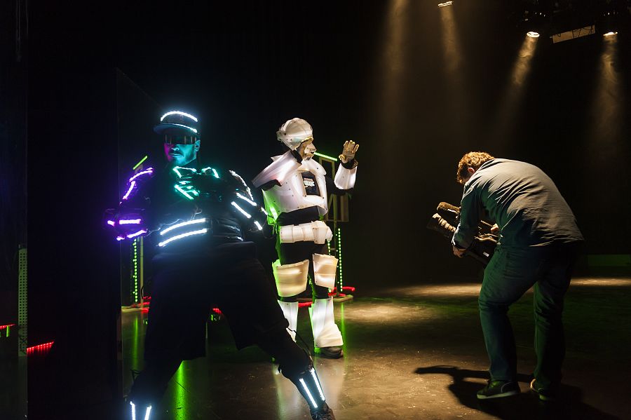 En el set de RETROFUTURISMO