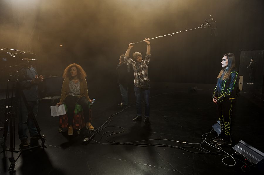 En el set de RETROFUTURISMO