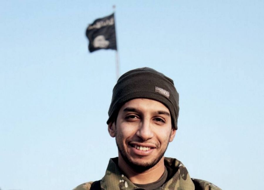 An undated photograph of a man described as Abdelhamid Abaaoud that was published in the Islamic State's online magazine Dabiq and posted on a social media website