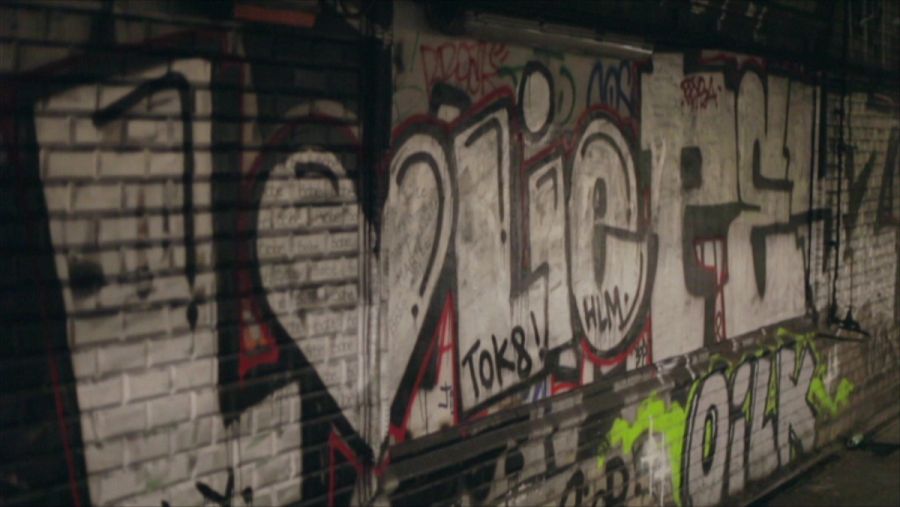 Grafiti en una pared